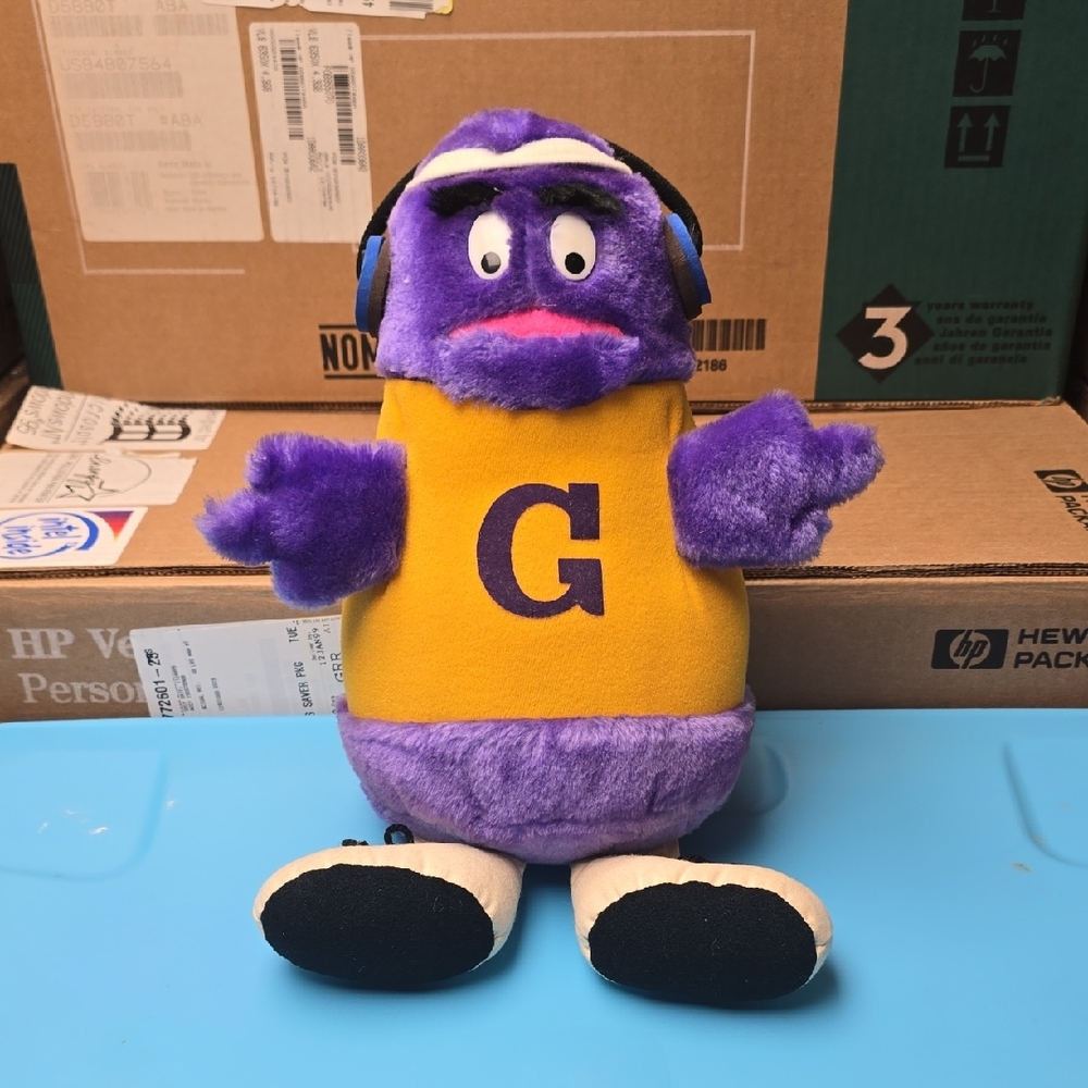 Workout Grimace1984, McDonald's Plush